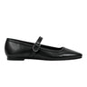 Garissa Mary Jane Ballet Flat - Black Leather