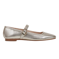 Garissa Mary Jane Ballet Flat - Platino Leather