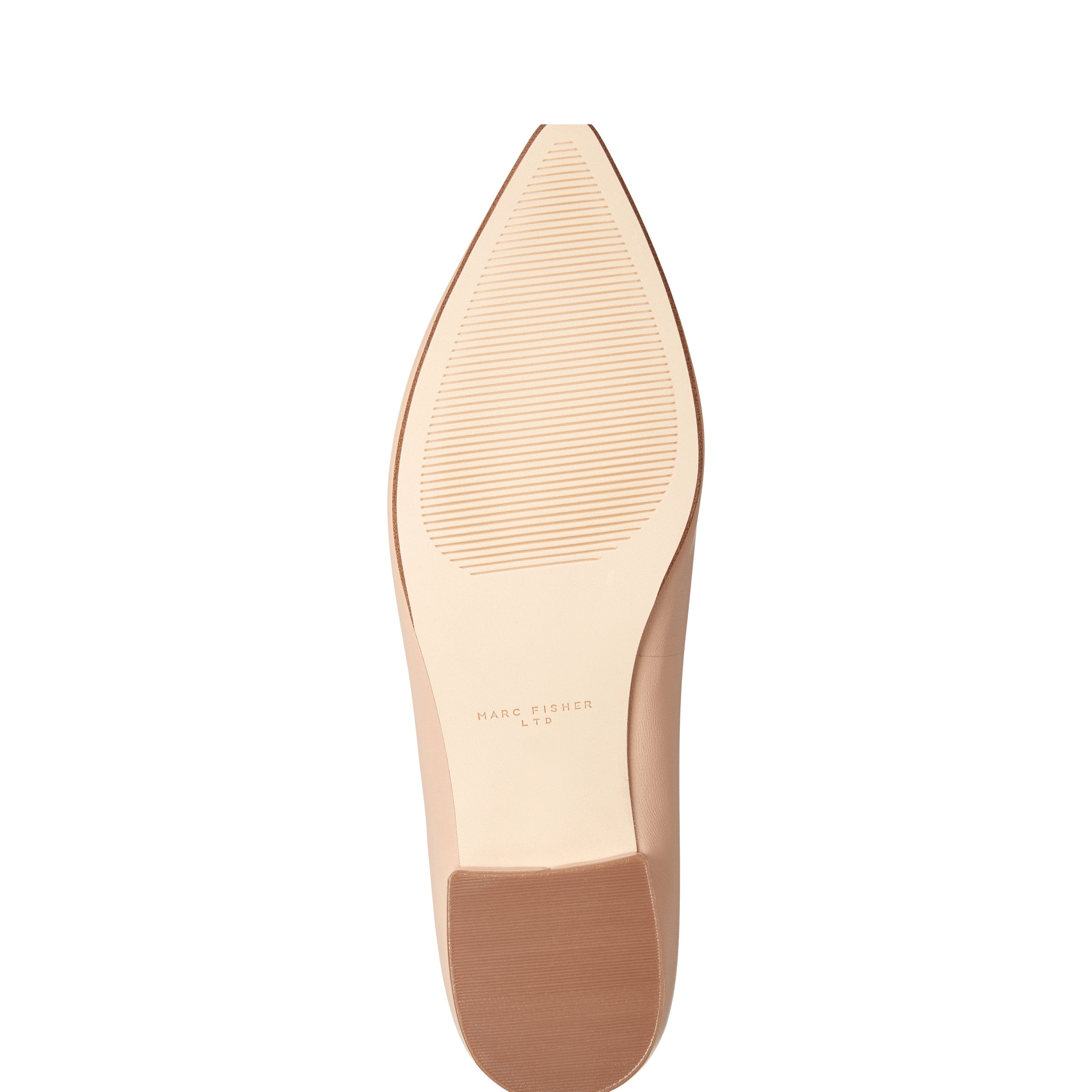 Gunner Pointed Toe Flat - Natural Leather