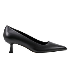 Kendri Pump - Black Leather