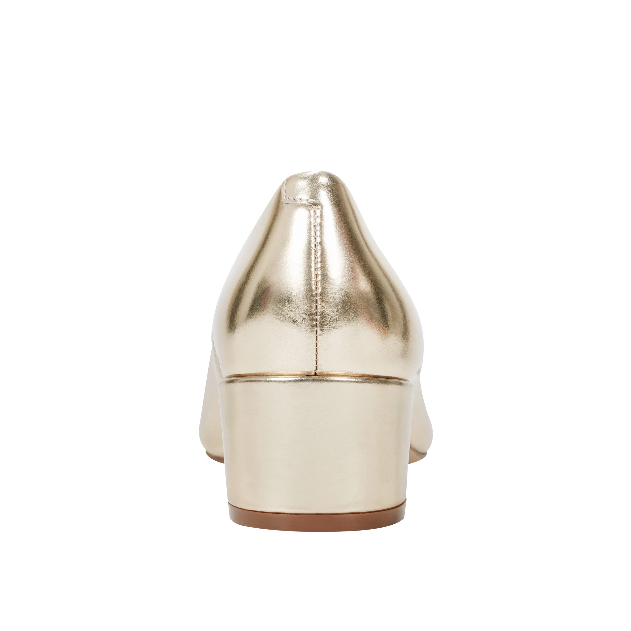 Luccie Mary Jane Pump - Gold Leather
