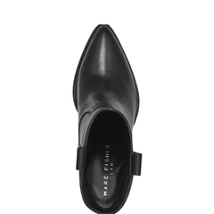 Marlie Western Bootie - Black Leather