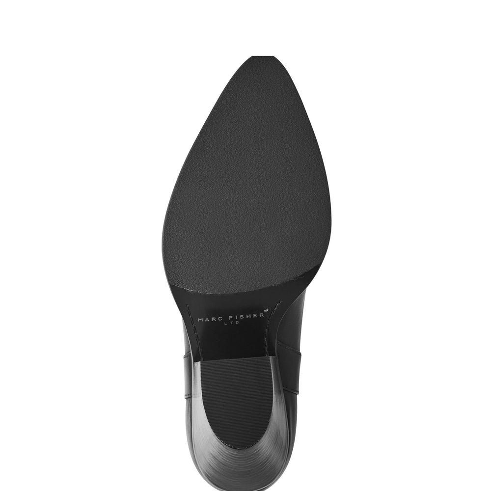 Marlie Western Bootie - Black Leather