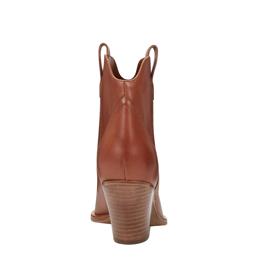 Marlie Western Bootie - Natural Leather