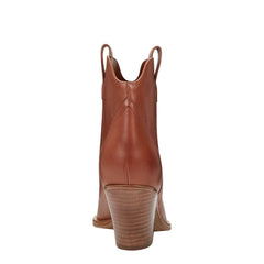 Marlie Western Bootie - Natural Leather