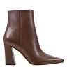 Yanara Heeled Bootie - Dark Brown Leather
