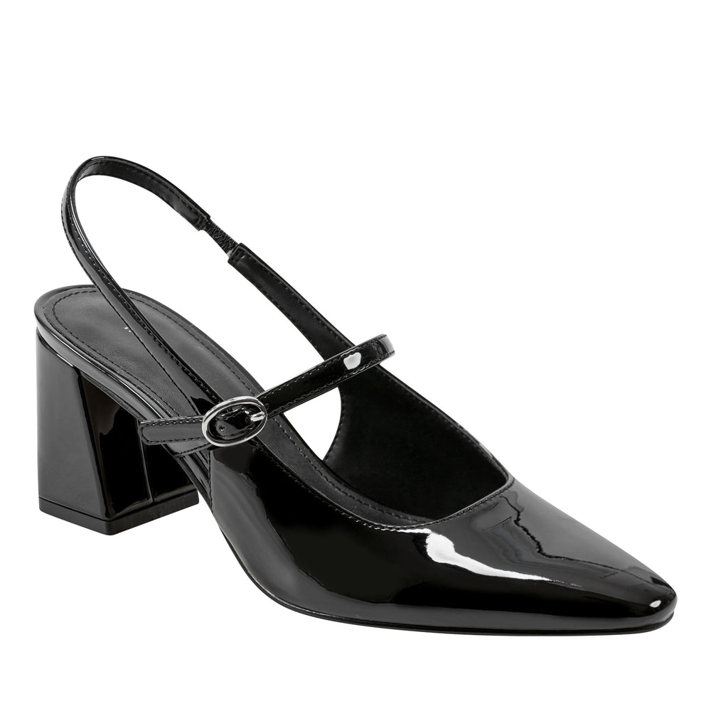 Lanai Slingback Pump - Black Patent