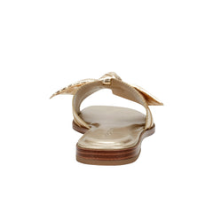 Finey Flat Bow Sandal - Gold