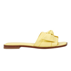 Finey Flat Bow Sandal - Yellow