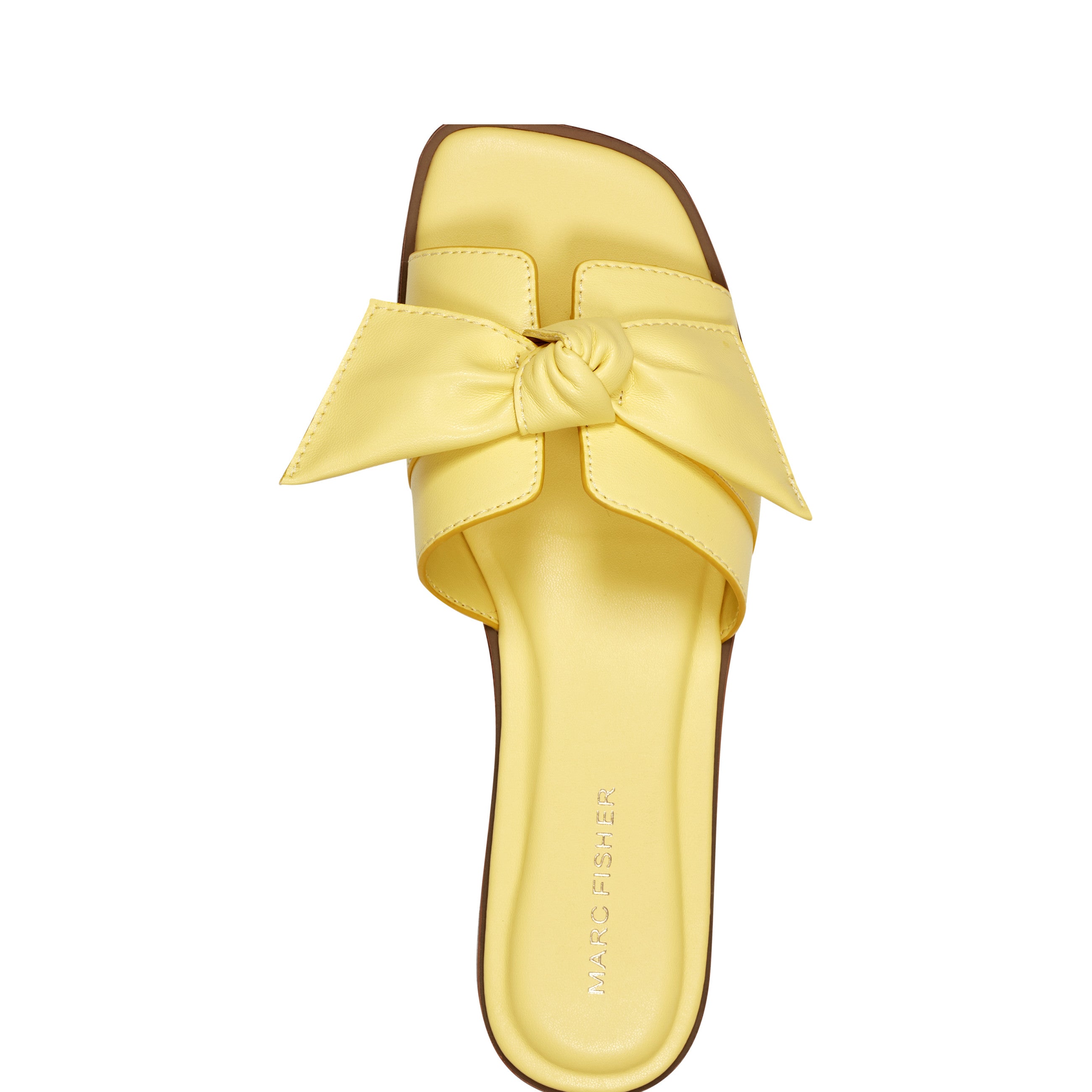 Finey Flat Bow Sandal - Yellow