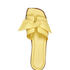 Finey Flat Bow Sandal - Yellow