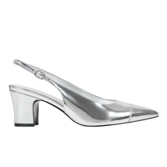 Blakeley Slingback Pump - Silver Leather
