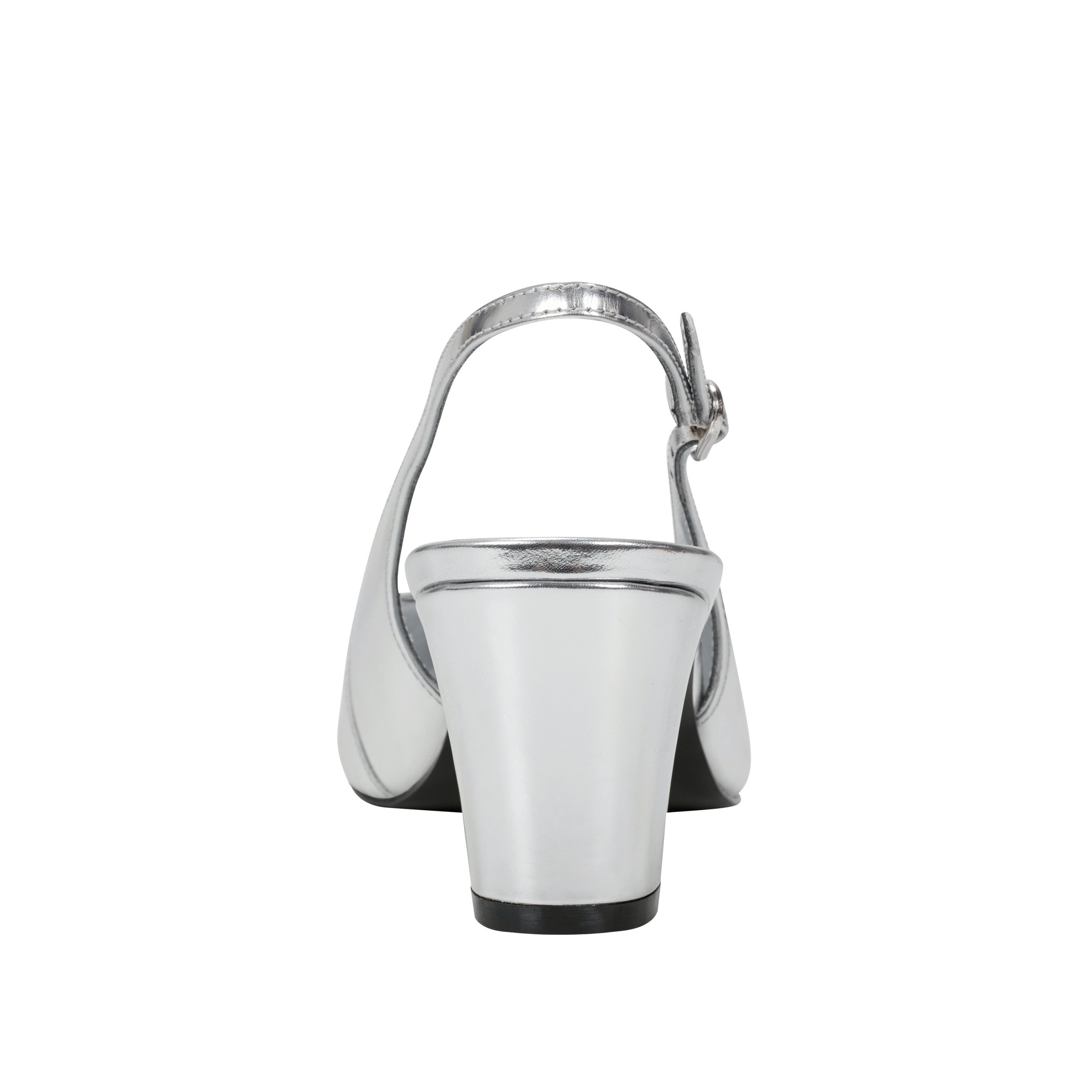 Blakeley Slingback Pump - Silver Leather