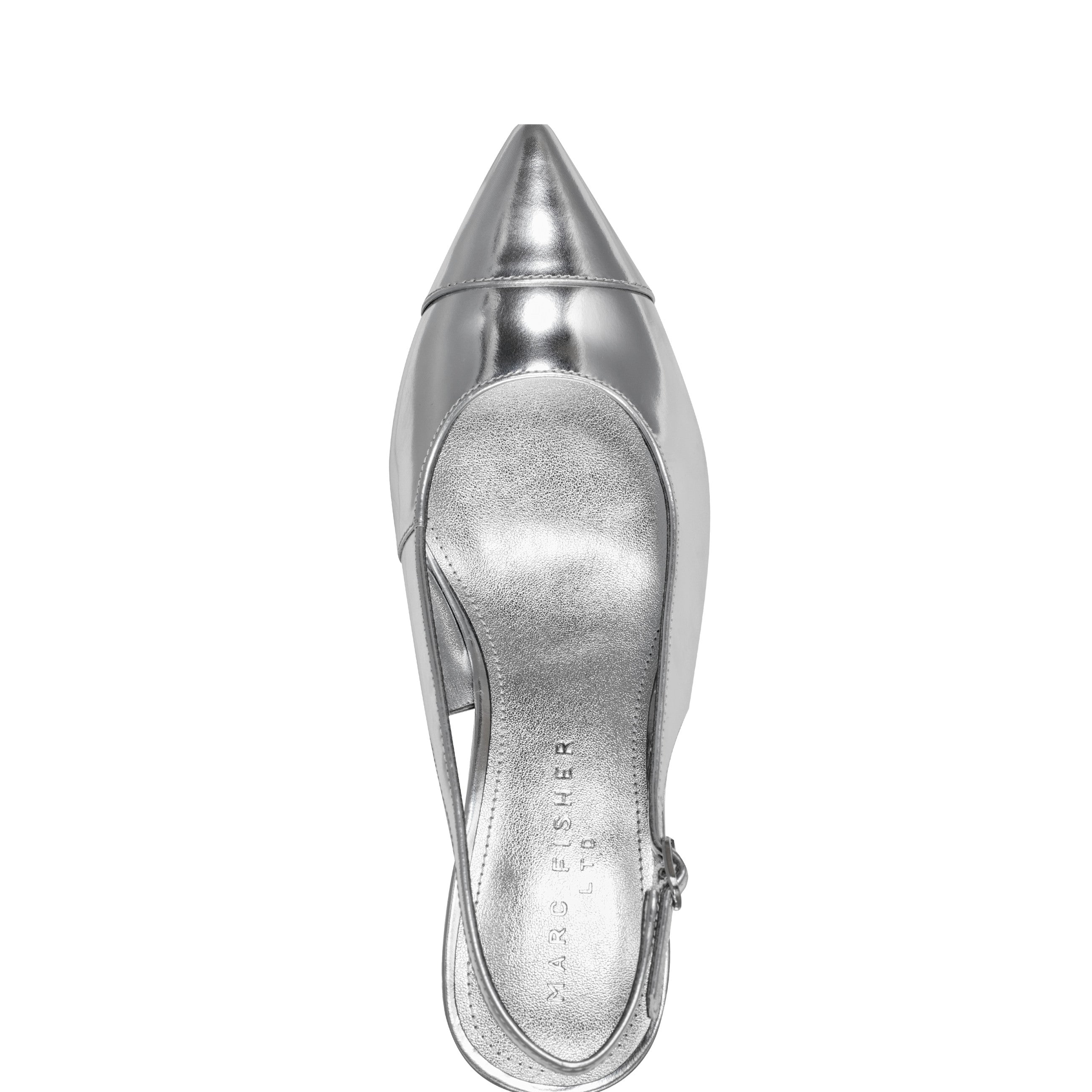 Blakeley Slingback Pump - Silver Leather