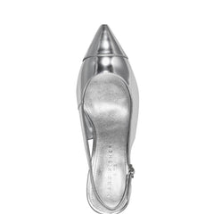 Blakeley Slingback Pump - Silver Leather