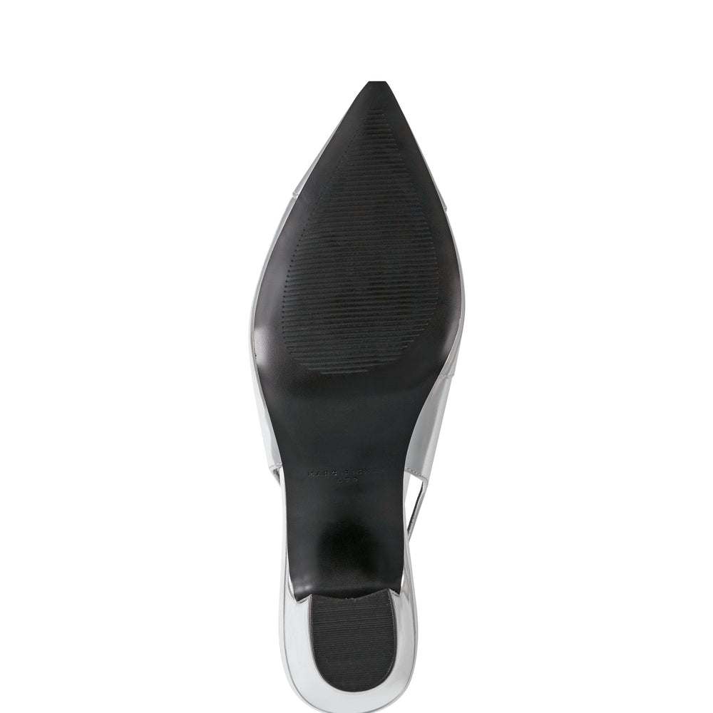 Blakeley Slingback Pump - Silver Leather