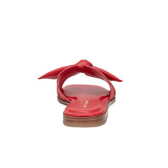 Finey Flat Bow Sandal - Red
