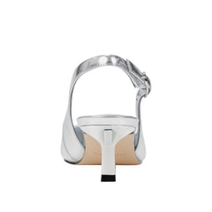 Kory Slingback Pump - Silver Leather