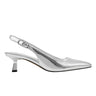 Kory Slingback Pump - Silver Leather