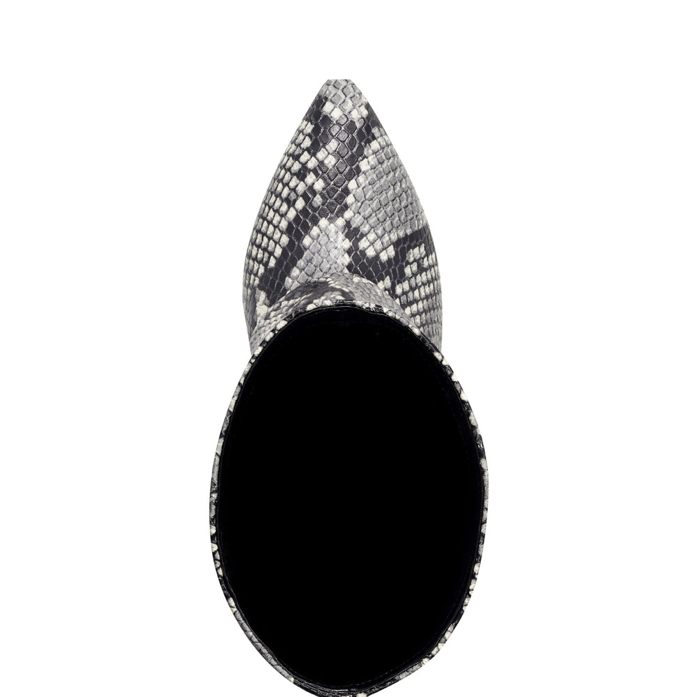 Lalita Foldover Dress Boot - Snake Print
