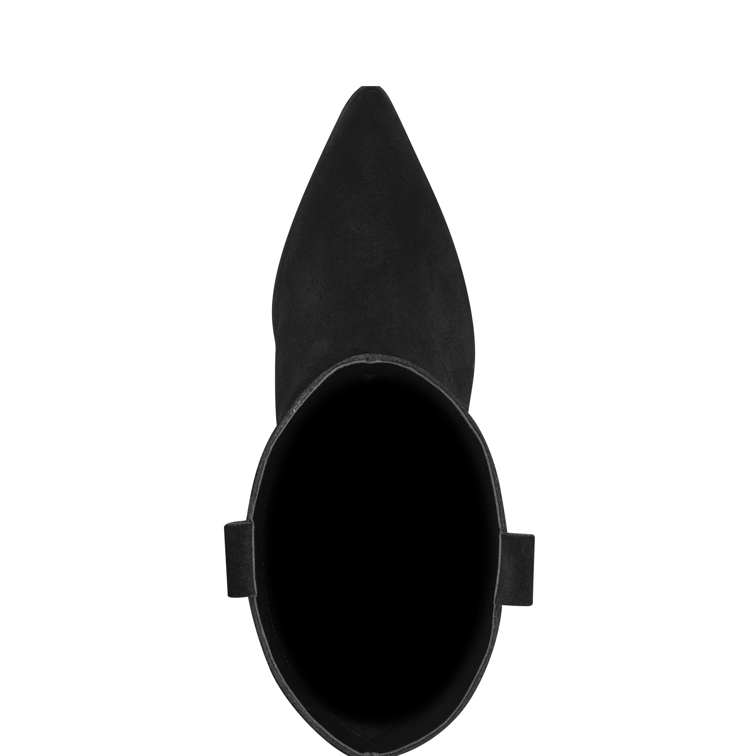 Myleea Slouchy Boot - Black Suede