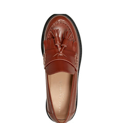 Ozzie Tassle Loafer - Brown Leather