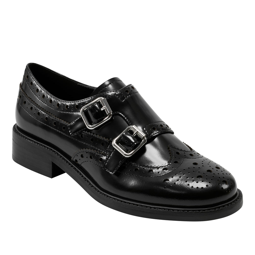 Parker Monkstrap Oxford - Black Leather