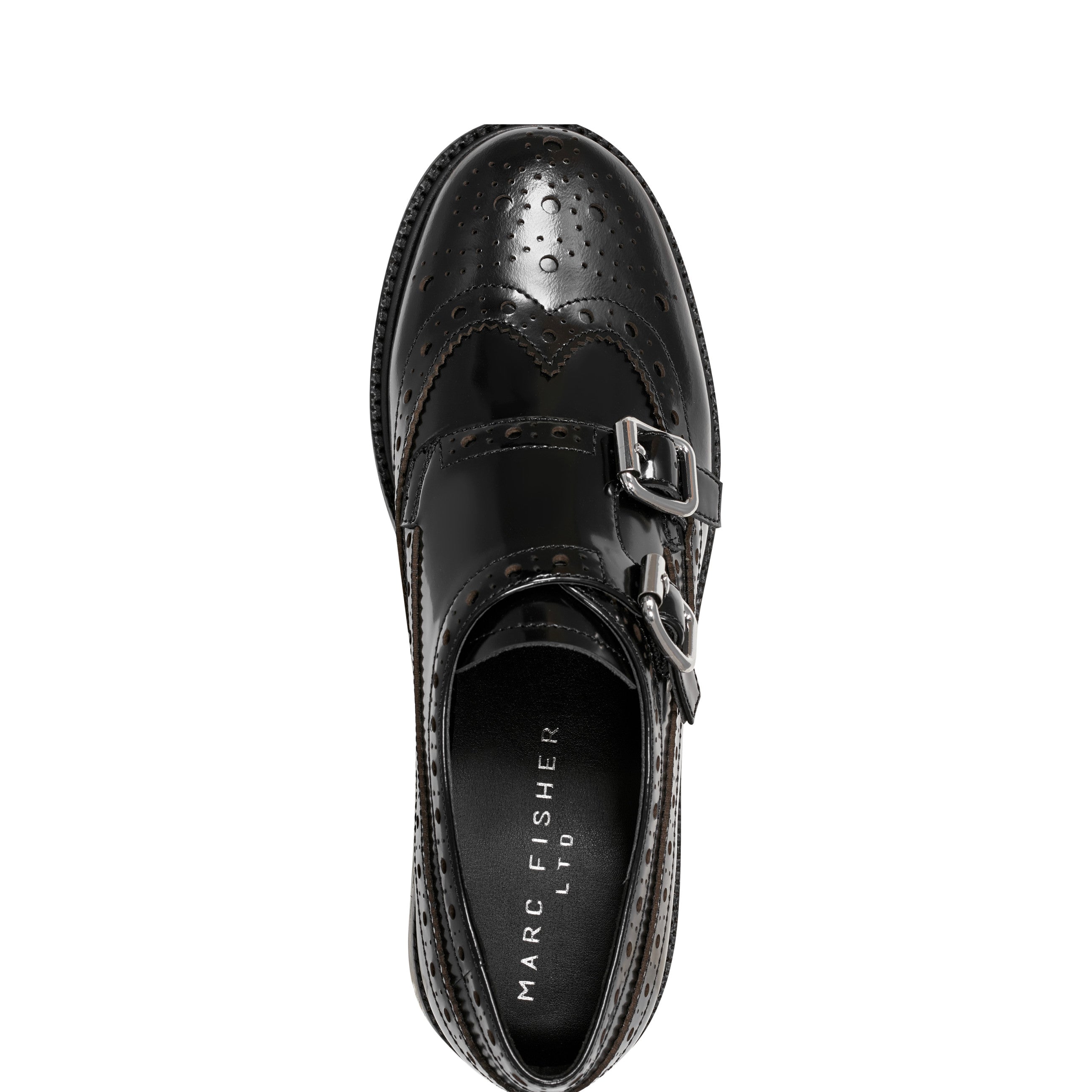 Parker Monkstrap Oxford - Black Leather