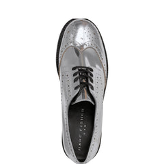Perrie Lace-Up Oxford - Silver Leather