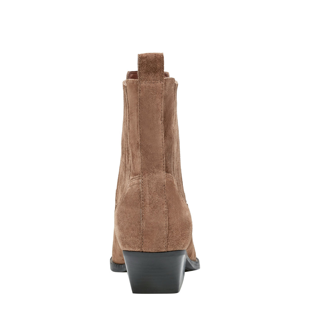 Pryce Western Bootie - Natural Suede