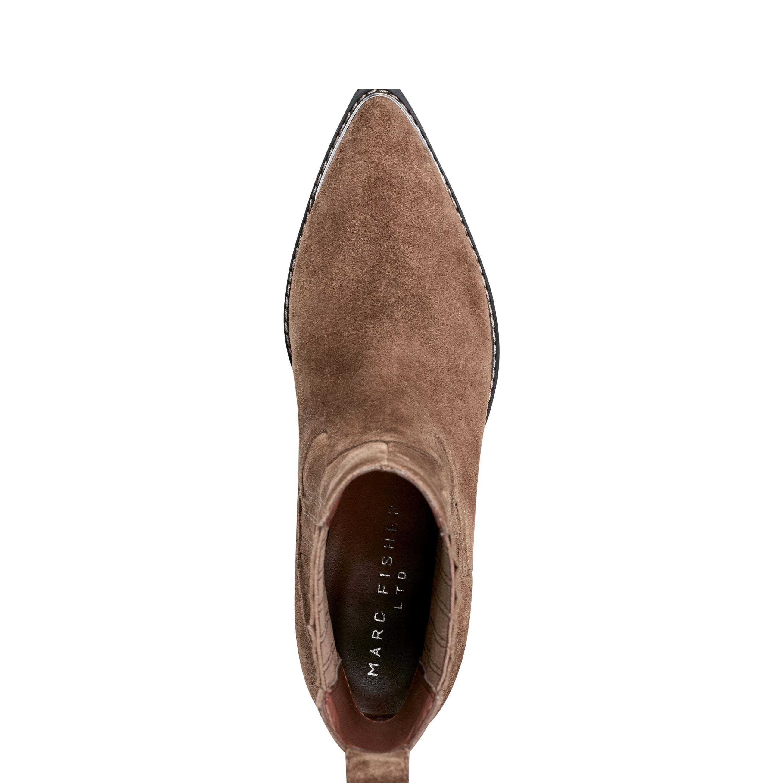 Pryce Western Bootie - Natural Suede