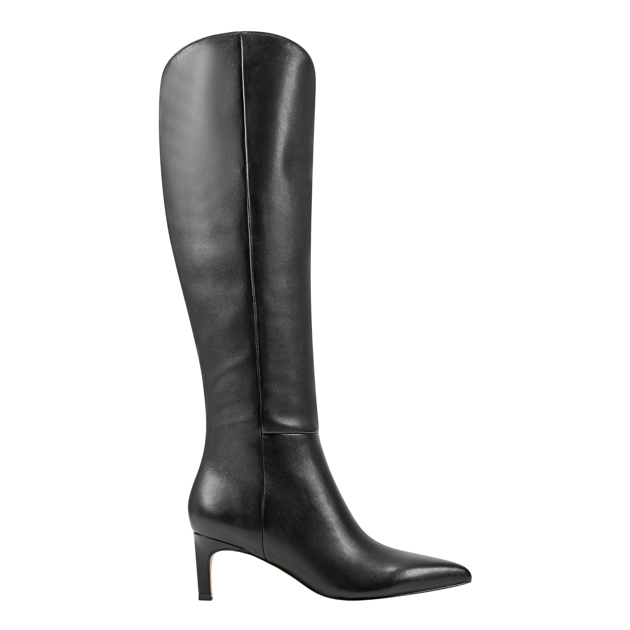 Quinnie Dress Boot - Black Leather