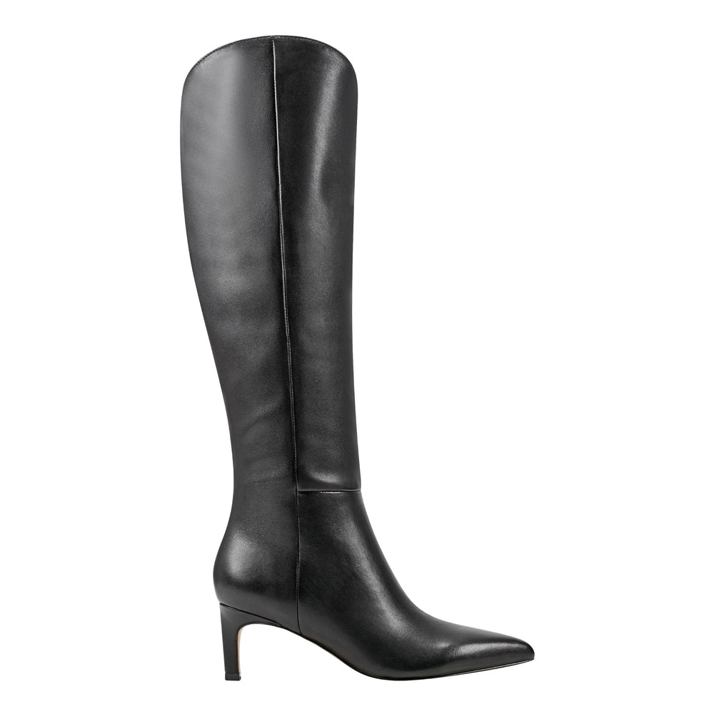 Quinnie Dress Boot - Black Leather