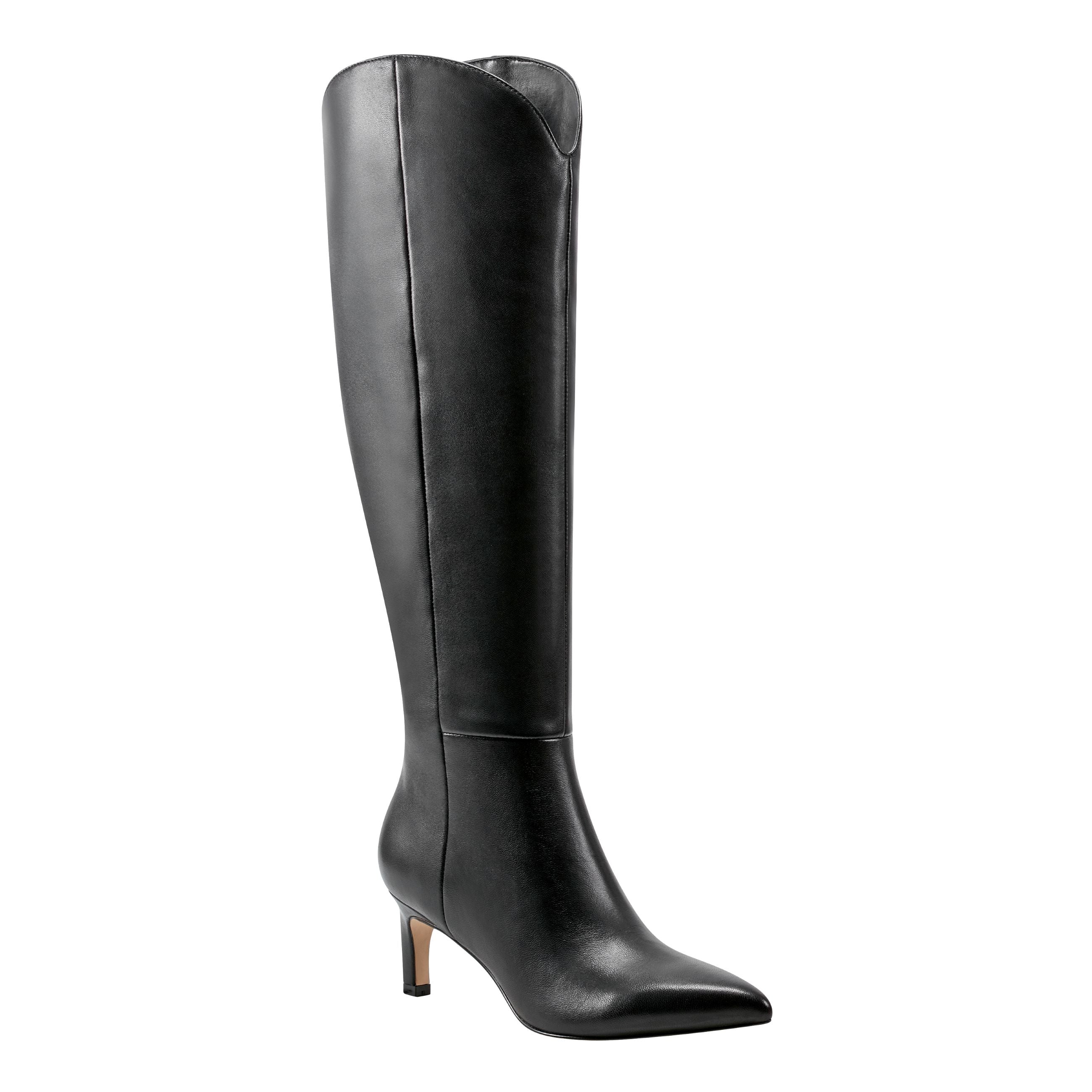 Quinnie Dress Boot - Black Leather