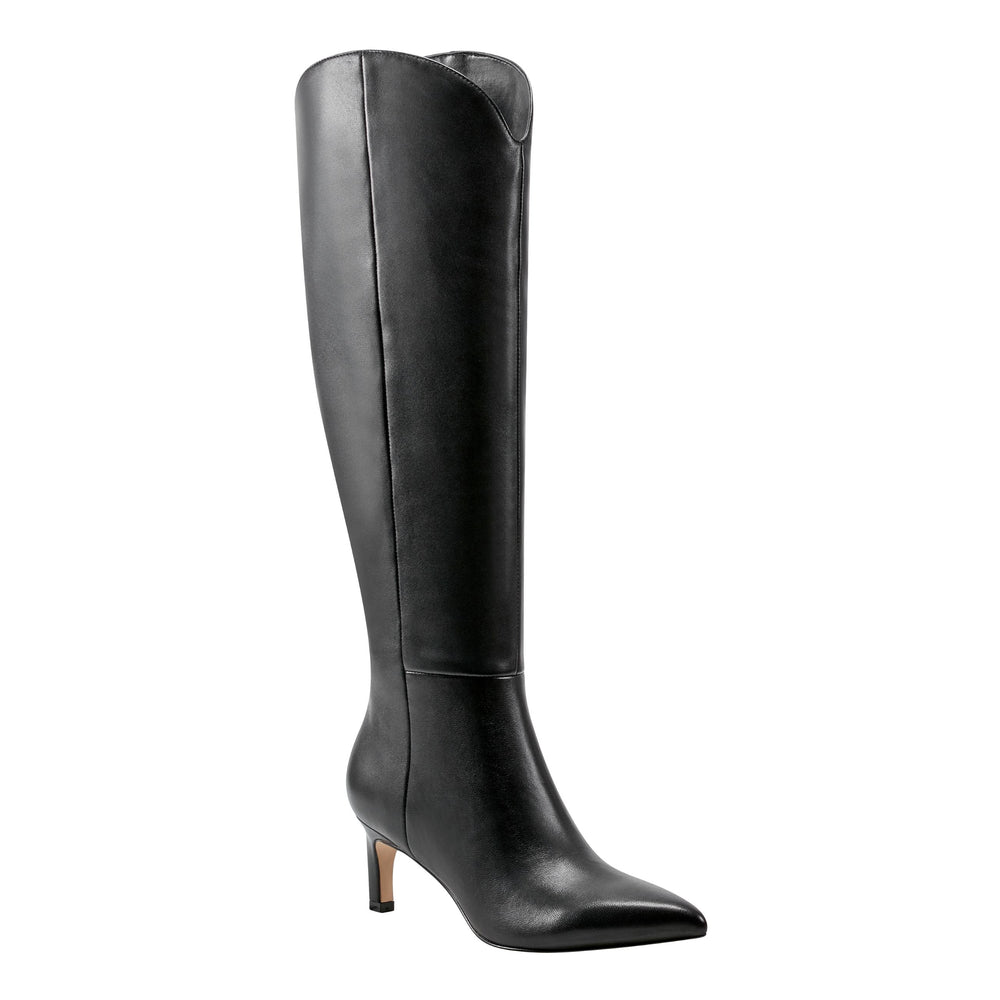 Quinnie Dress Boot - Black Leather