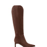 Quinnie Dress Boot - Dark Brown Suede