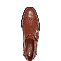 Remona Monk Strap Loafer - Brown Leather