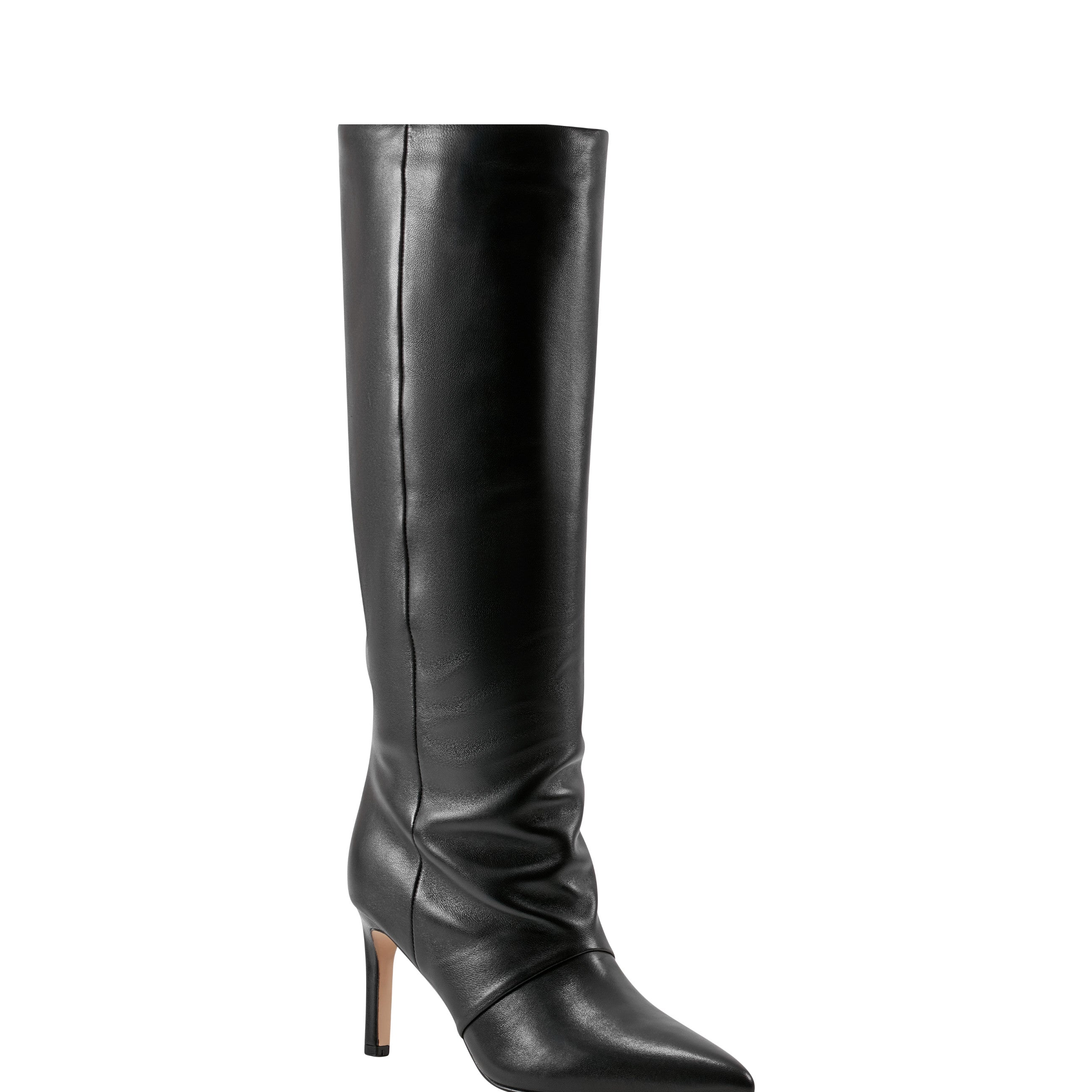 Narysa Dress Boot - Black Leather