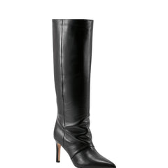 Narysa Dress Boot - Black Leather