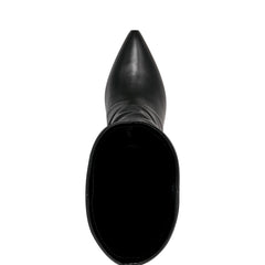 Narysa Dress Boot - Black Leather