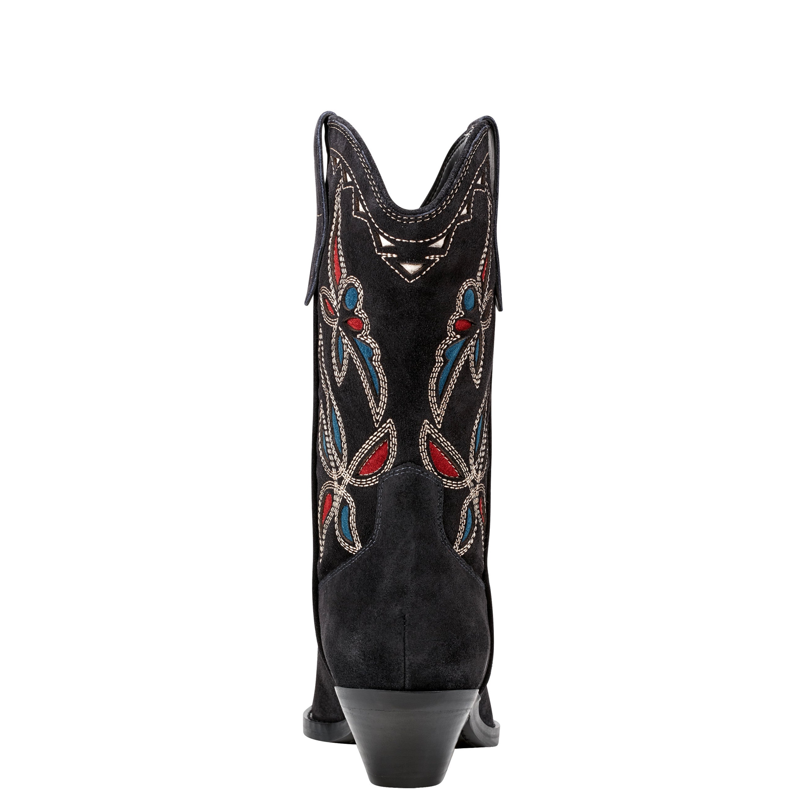 Trista Western Boot - Dark Blue Suede