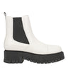 Bermida Lug Sole Bootie - Chic Cream Leather
