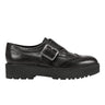 Remona Monk Strap Loafer - Black Leather