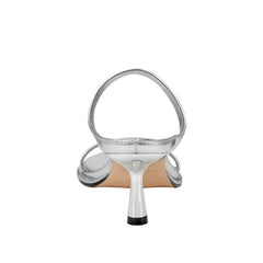 Alonde Heeled Slide Sandal - Silver