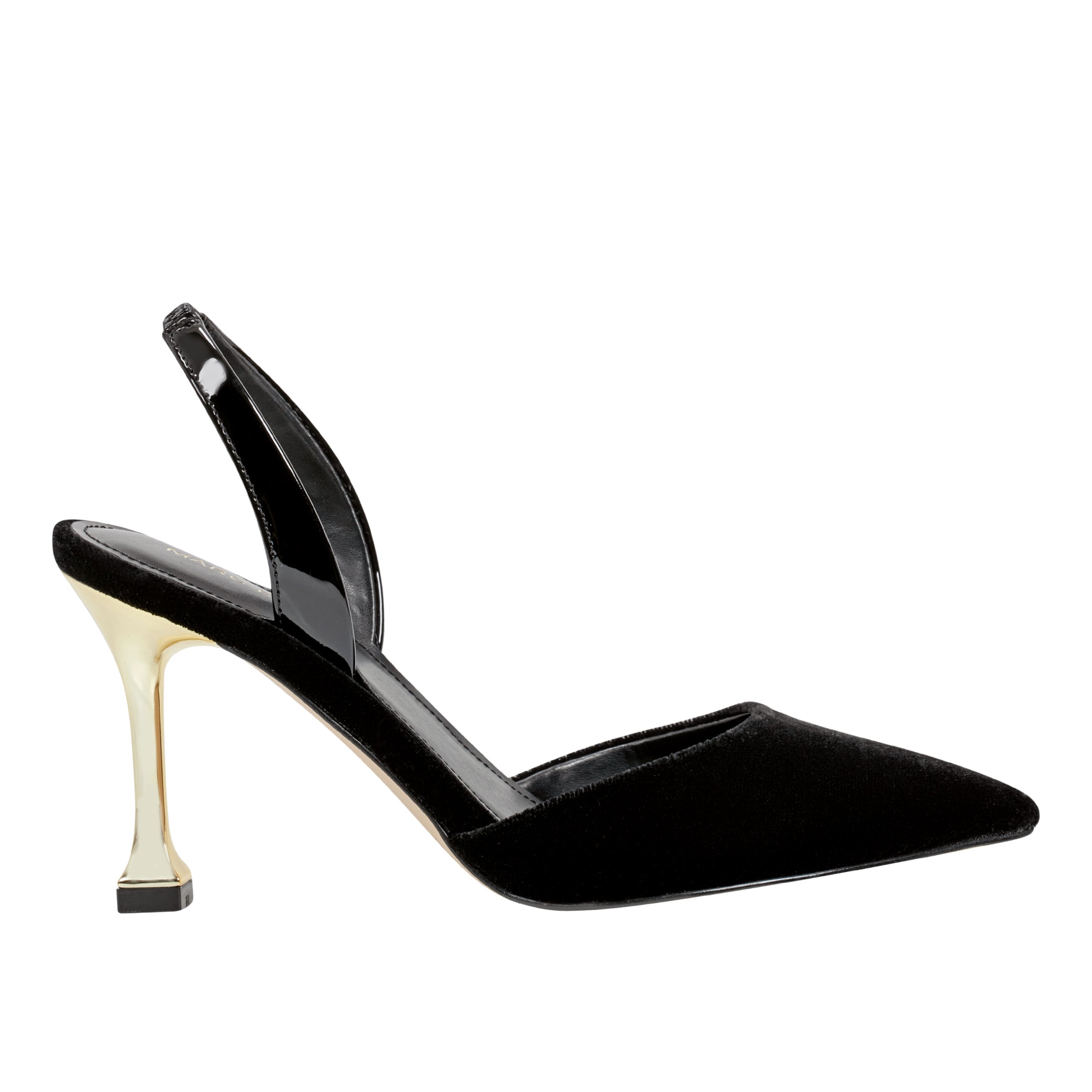 Hadya Slingback Pump - Black Velvet