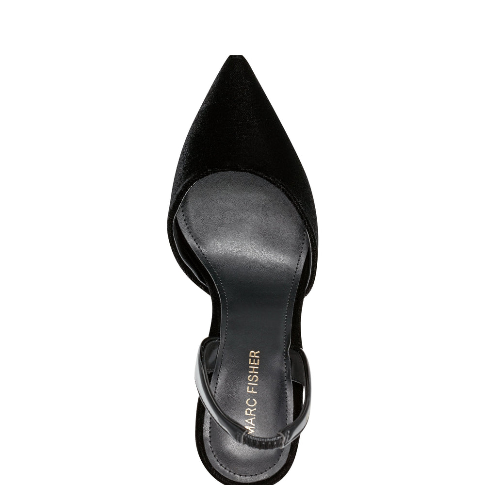 Hadya Slingback Pump - Black Velvet