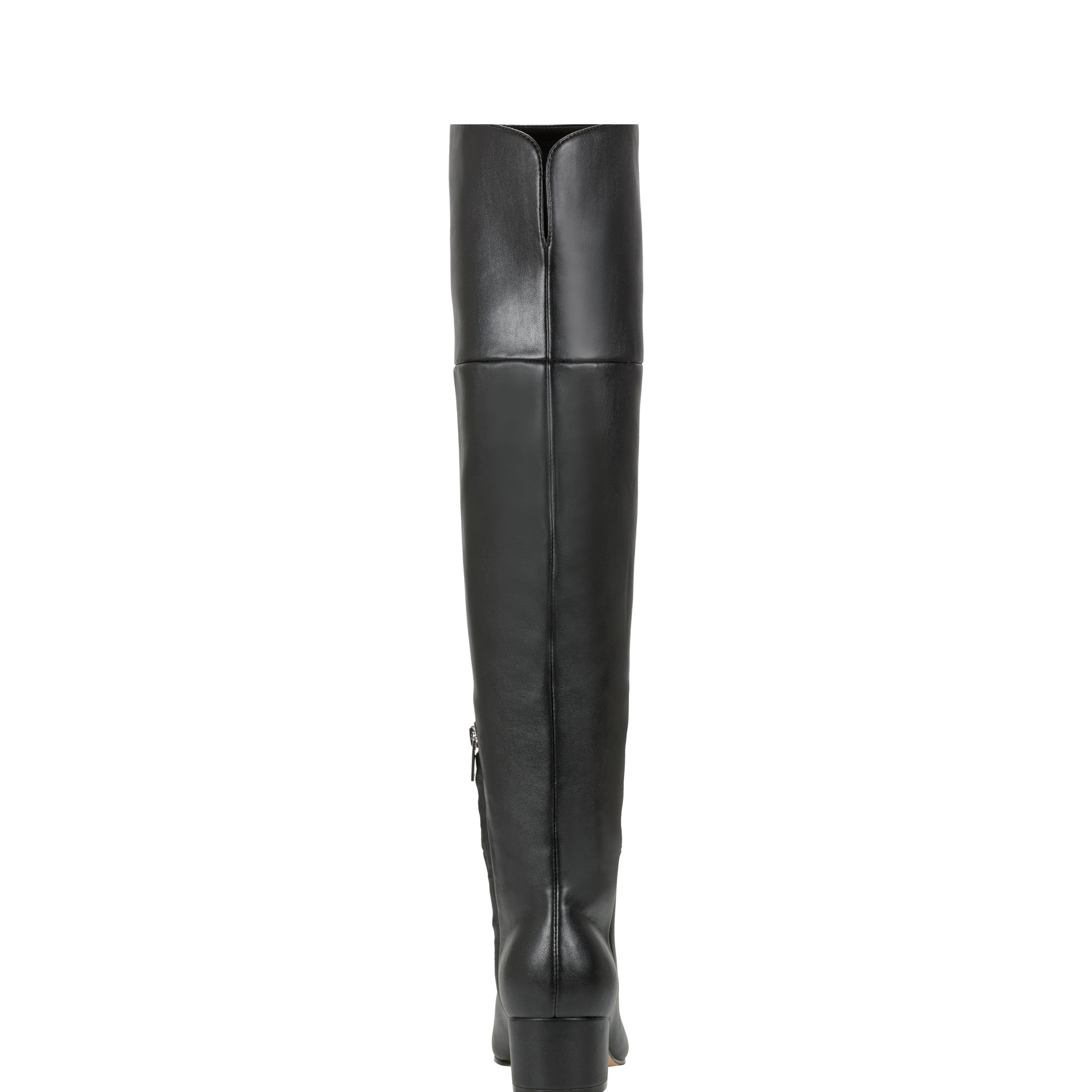 Lottie Over The Knee Boot - Smooth Black