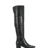 Lottie Over The Knee Boot - Smooth Black