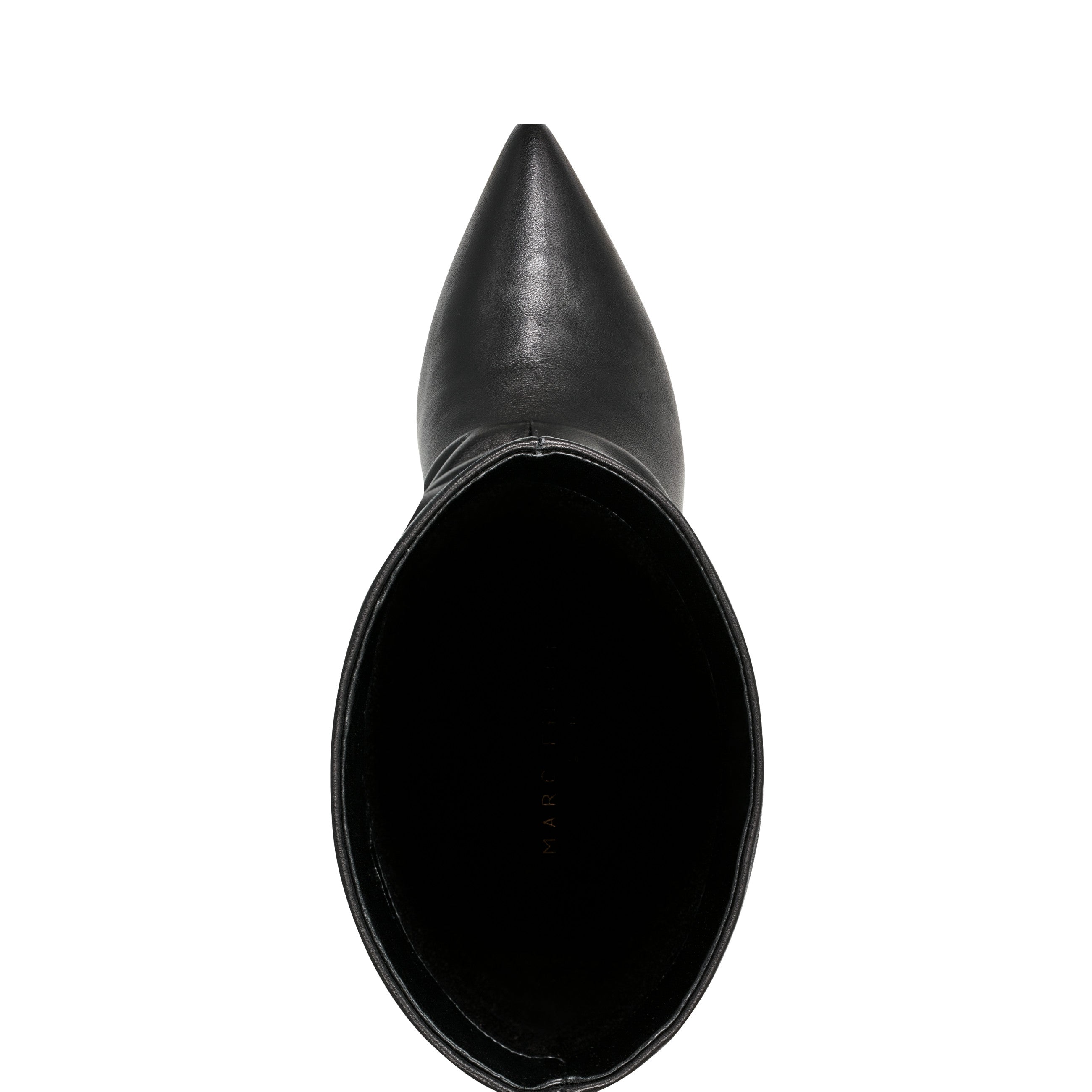 Paityn Scrunch Dress Boot - Black Leather