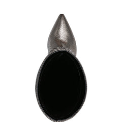 Paityn Scrunch Dress Boot - Pewter Leather